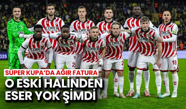 Samsunspor'dan 'Süper Kupa'ya Veda