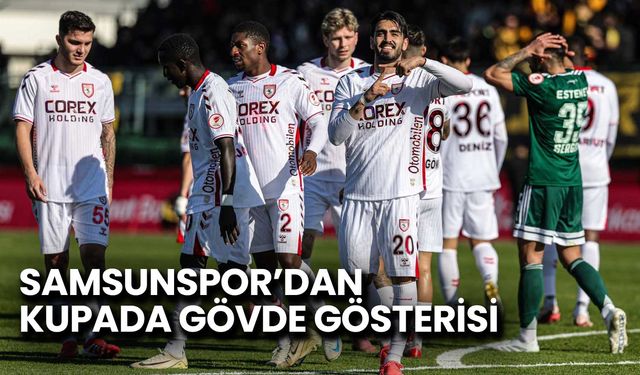 Samsunspor'dan Kupada Gövde Gösterisi: 6-2