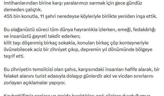 AK Parti'li Acar'dan, Özgür Özel'e tepki