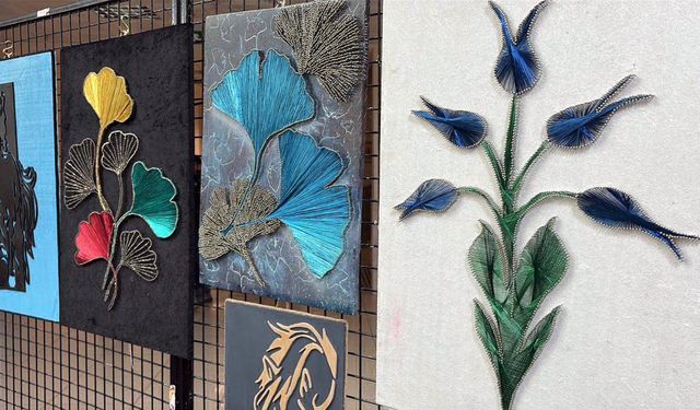 Çorlu'da yükümlüler için 'sosyal market' ile 'el sanatları' sergisi açıldı