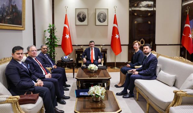 Cumhurbaşkanı Yardımcısı Yılmaz, D-8 Genel Sekreteri Mahmud ile görüştü