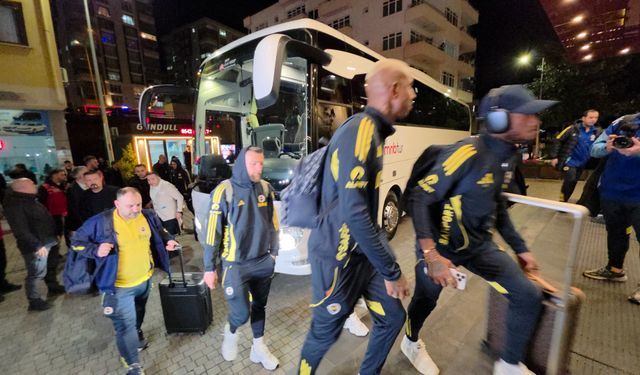 Fenerbahçe, Trabzon'a geldi