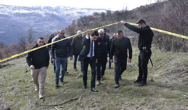 Heyelan yaşanan köyde detaylı inceleme, tahliye gündemde