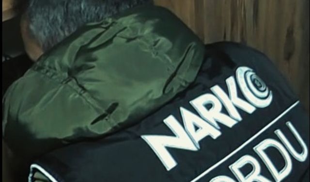Ordu'da uyuşturucu operasyonunda 3 tutuklama