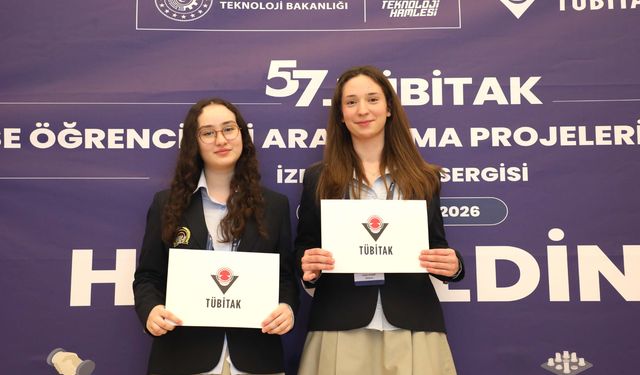 Özel Ege Lisesi'ne TÜBİTAK Final Sergisi'nde birincilik ödülü