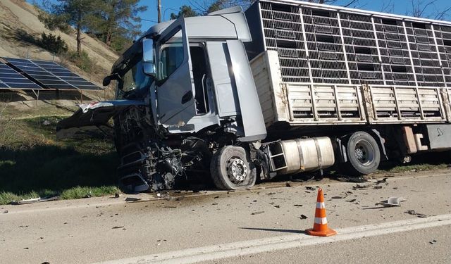 Sakarya'da TIR ile otomobil çarpıştı: 1 ölü