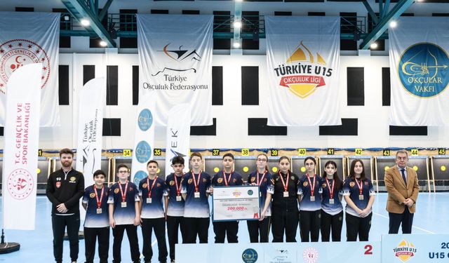 Samsun'da U15 Okçuluk Ligi Türkiye finalleri sona erdi