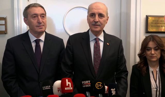 TBMM Başkanı Kurtulmuş'tan DEM Parti'ye ziyaret