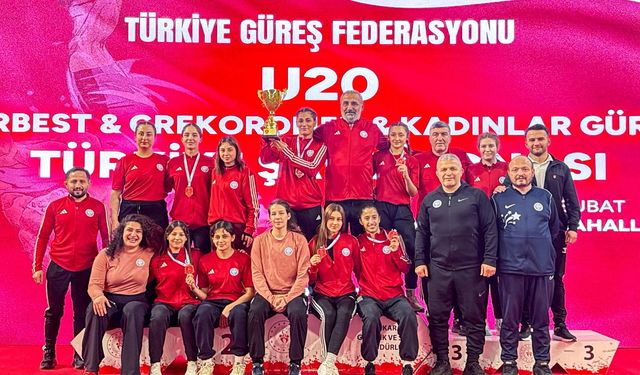 U20 Kadınlar Güreş Türkiye Şampiyonası tamamlandı