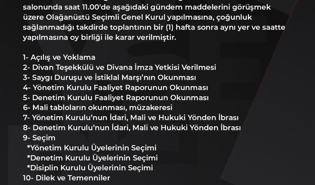 Zecorner Kayserispor'da kongre tarihi belli oldu