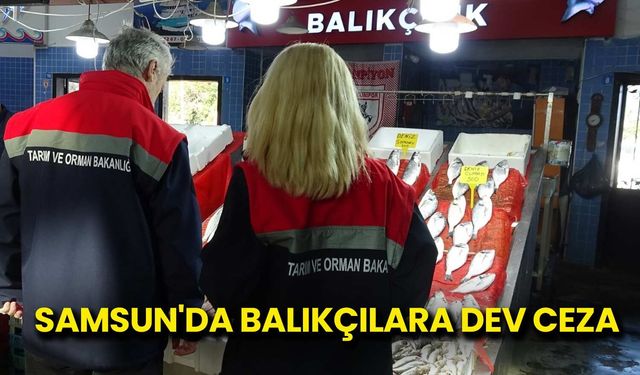 Samsun'da Balıkçılara 2.6 Milyon TL Ceza