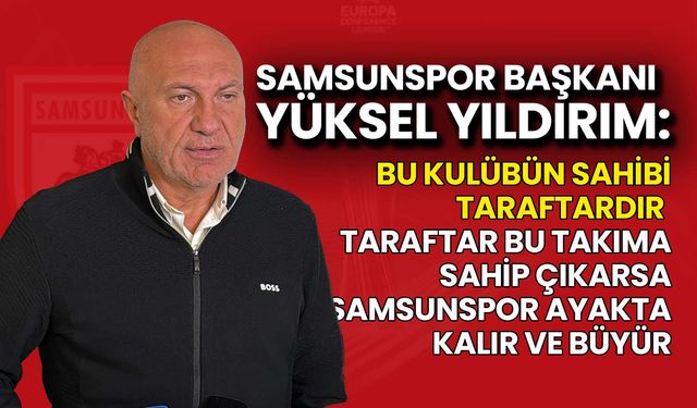 Başkan Yıldırım’dan Taraftara Seslendi: Armaya Sırt Dönülmez