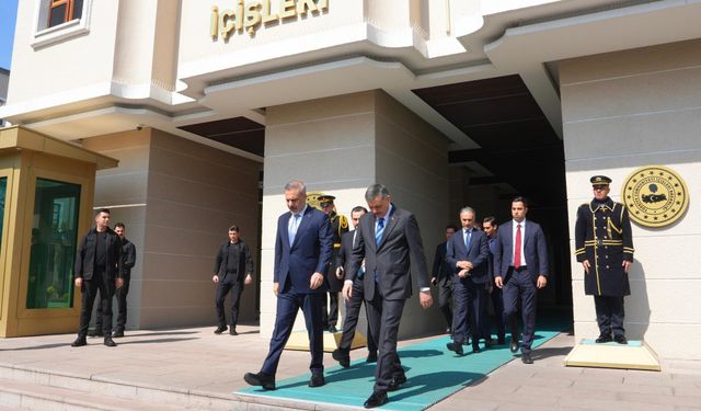 Bakan Fidan, İçişleri Bakanı Çiftçi'yi ziyaret etti