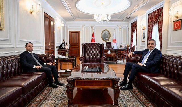 Bakan Fidan'dan, Bakan Gürlek'e ziyaret