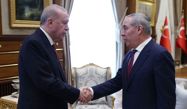 Cumhurbaşkanı Erdoğan, Filistin Devlet Başkan Yardımcısı Hüseyin eş-Şeyh'i kabul etti