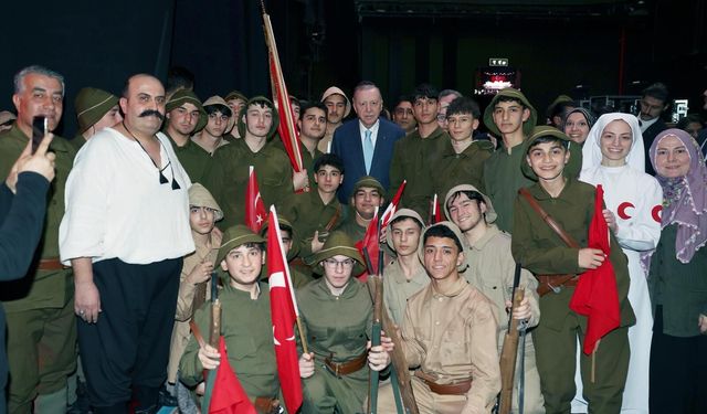 Cumhurbaşkanlığı Külliyesi'nde 'Şüheda 1915' tiyatro oyunu sahnelendi