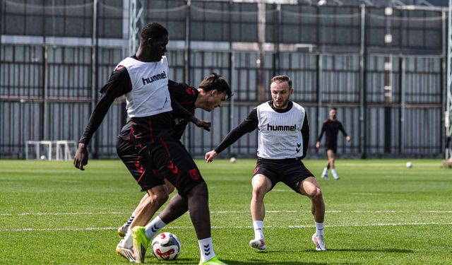 Samsunspor, TÜMOSAN Konyaspor maçı hazırlıklarını sürdürdü