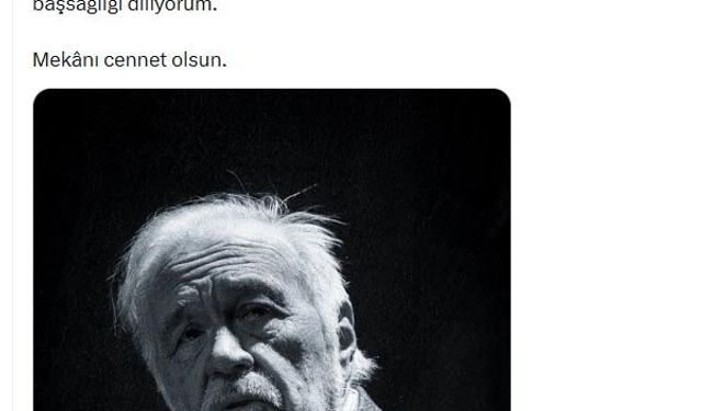 TBMM Başkanı Kurtulmuş'tan İlber Ortaylı için taziye mesajı