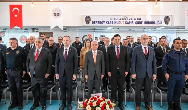 'Türkiye-Bulgaristan' iş birliğiyle temin edilen elektronik malzemeler, Dereköy'de teslim alındı