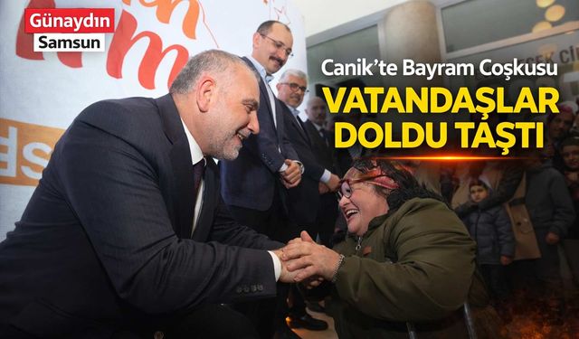 Canik’te Bayramlaşma Programına Yoğun Katılım