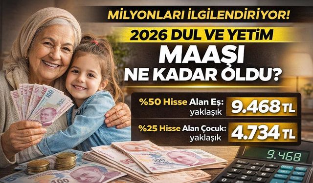 2026 Dul ve Yetim Maaşı Belli Oldu: İşte Yeni Tutarlar