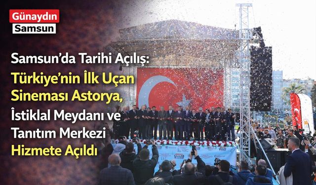 Türkiye'nin İlk Uçan Sineması Samsun'da Açıldı! Ayaklar Yerden Kesilecek