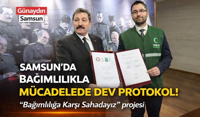 Samsun'da Bağımlılıkla Mücadelede Dev Protokol!
