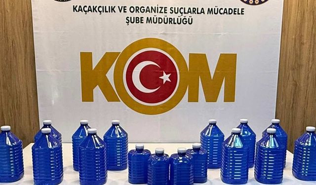 Samsun’da Kaçak Alkol Operasyonu: 70 Litre Ele Geçti