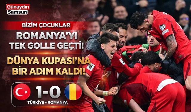 A Milli Takım Romanya'yı Devirdi, Dünya Kupası Play-Off Finali'ne Yükseldi!