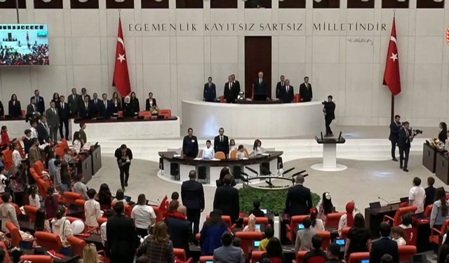 TBMM Genel Kurulu'nda '23 Nisan Çocuk Özel Oturumu'