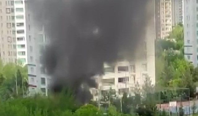 Diyarbakır'da öğrenci servisi alev alev yandı