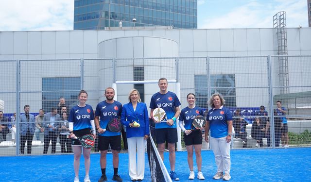 QNB Türkiye ve Türkiye Tenis Federasyonu'ndan padelin geleceği için iş birliği