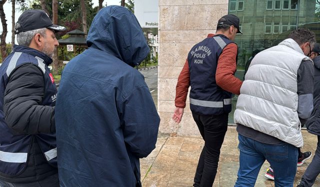 Samsun'daki rüşvet operasyonunda 8 şüpheli adliyede