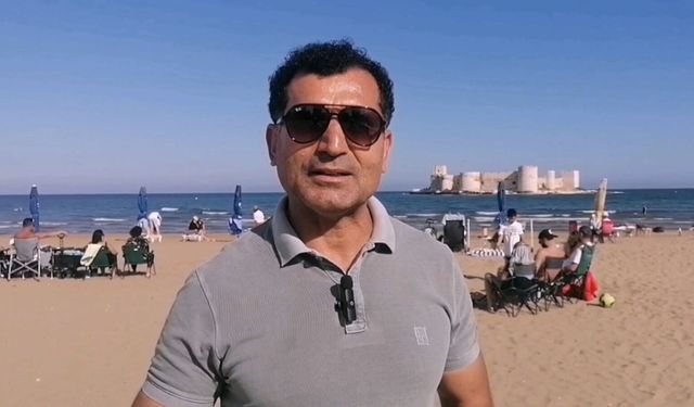 Tarihi Kızkalesi'nde 'yaz' havası; tatilci yoğunluğu yaşandı