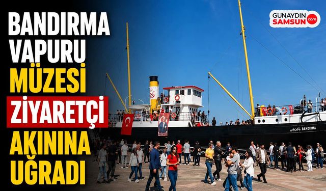 Bandırma Vapuru Müzesi Ziyaretçi Akınına Uğradı