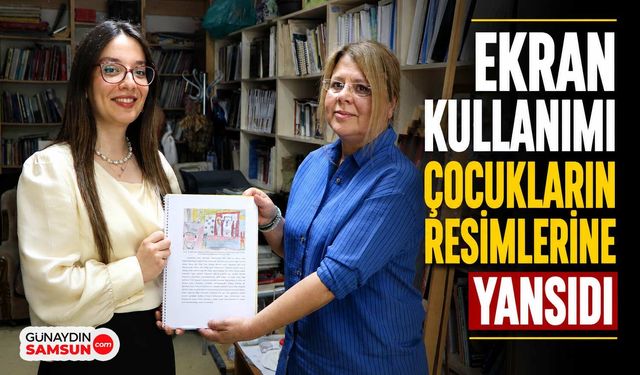 Ekran Kullanımı Çocukların Resimlerine Yansıdı