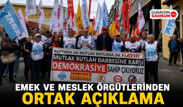 Emek ve Meslek Örgütlerinden Ortak Açıklama