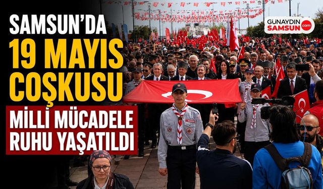 Samsun’da 19 Mayıs Coşkusu Tütün İskelesi’nde Yaşandı