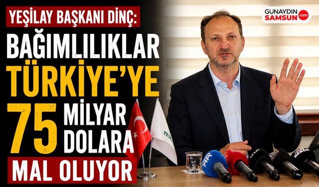 Yeşilay Genel Başkanı Dinç:  Bağımlılıklar Türkiye’ye 75 Milyar Dolara Mal Oluyor
