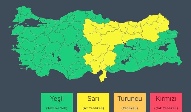 AFAD'dan 'sağanak' uyarısı