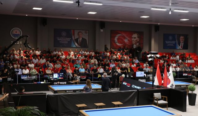 Ankara'daki Bilardo Dünya Kupası'nı Güney Koreli Cho kazandı