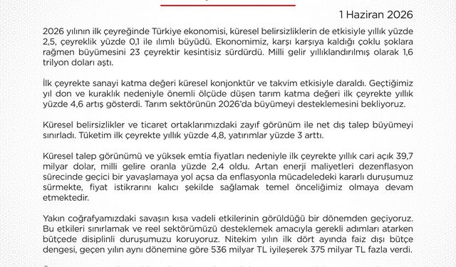 Bakan Şimşek: Vatandaşlarımızın refah seviyesini artıracak politikalarımızı uygulamaya devam edeceğiz