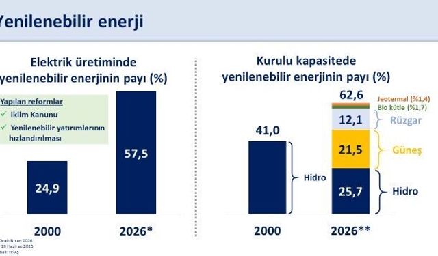 Bakan Şimşek: Yenilenebilir enerji yatırımlarını destekliyoruz