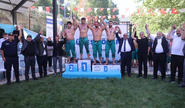 Güreş festivalinde gerginliğe jandarma müdahale etti