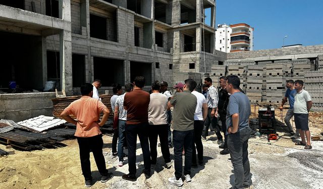 İnşaatın 10'uncu katından düşen işçi öldü