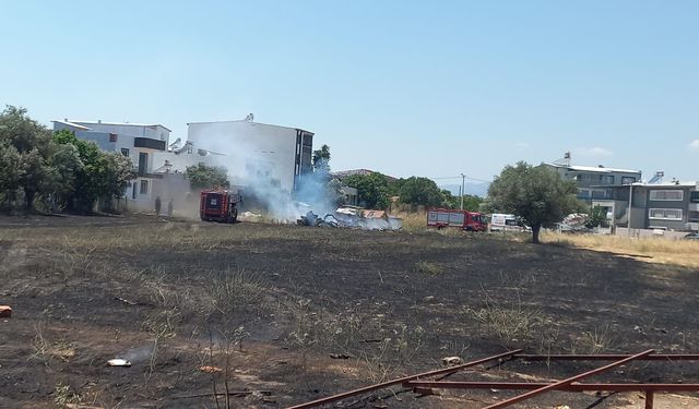 Manisa'da ot yangını sonrası taşlı sopalı kavga: 6 gözaltı