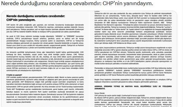 Muharrem İnce: Tüzük kurultayı toplanmalıdır