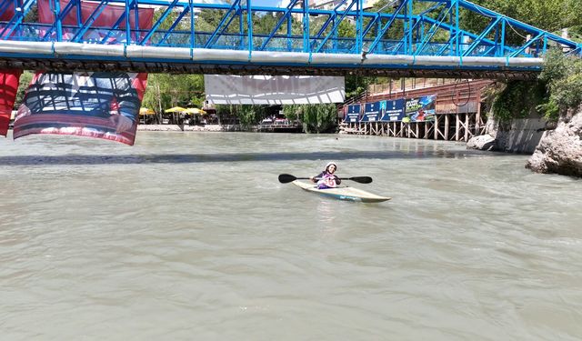 Munzur'da kano heyecanı