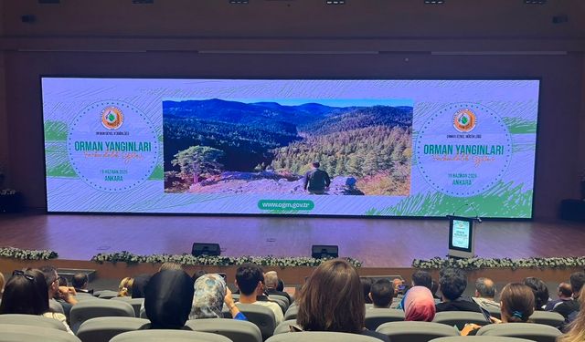 Öğretmenler orman yangınları ile ilgili farkındalık eğitimi aldı