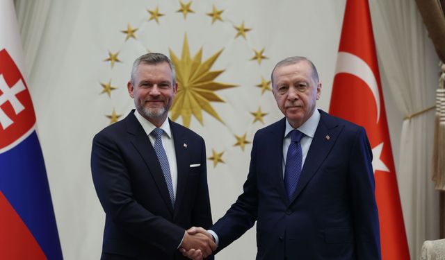 Cumhurbaşkanı Erdoğan, Slovakya Cumhurbaşkanı Pellegrini ile görüştü